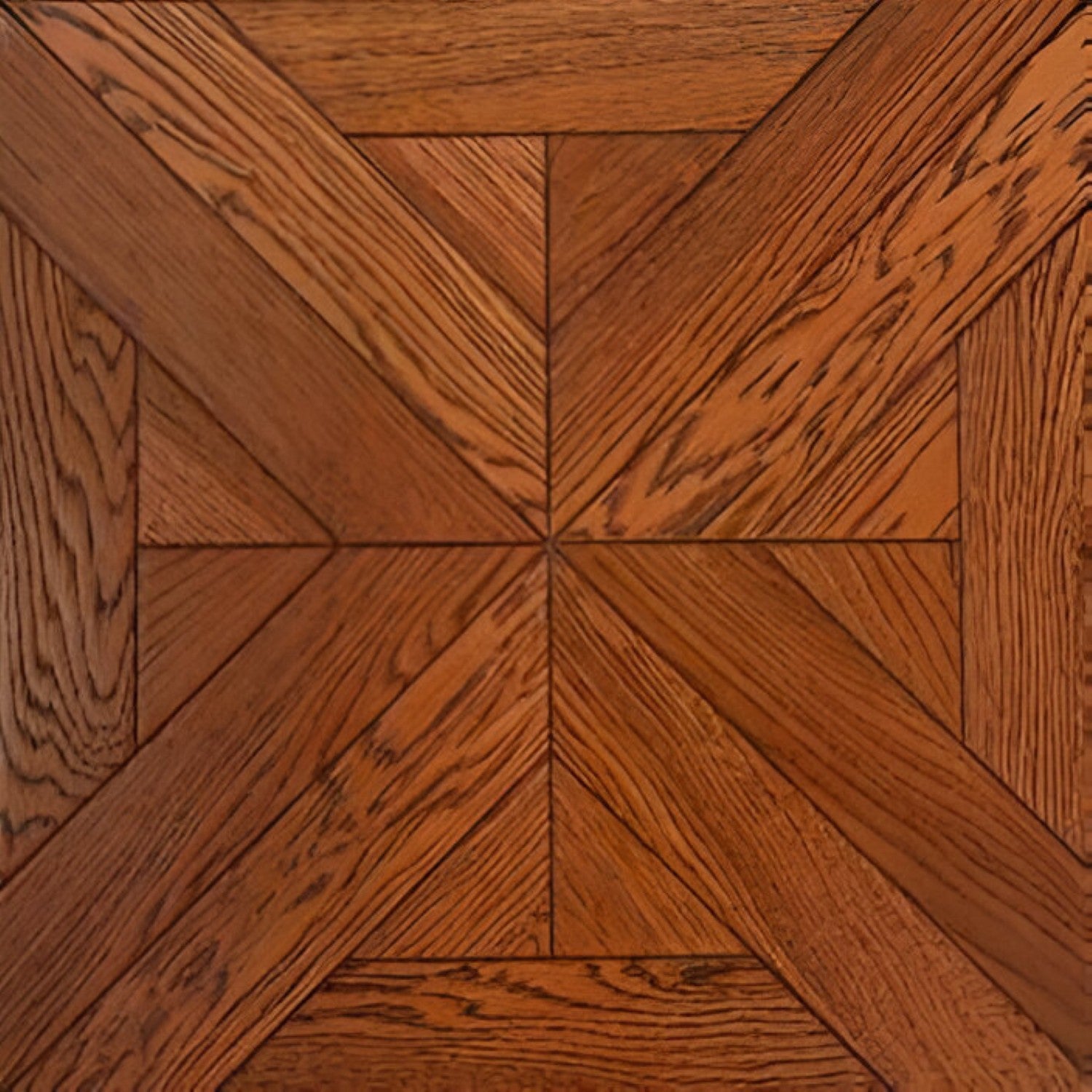 Ginger Oak Parquet Flooring 18x18 Inch