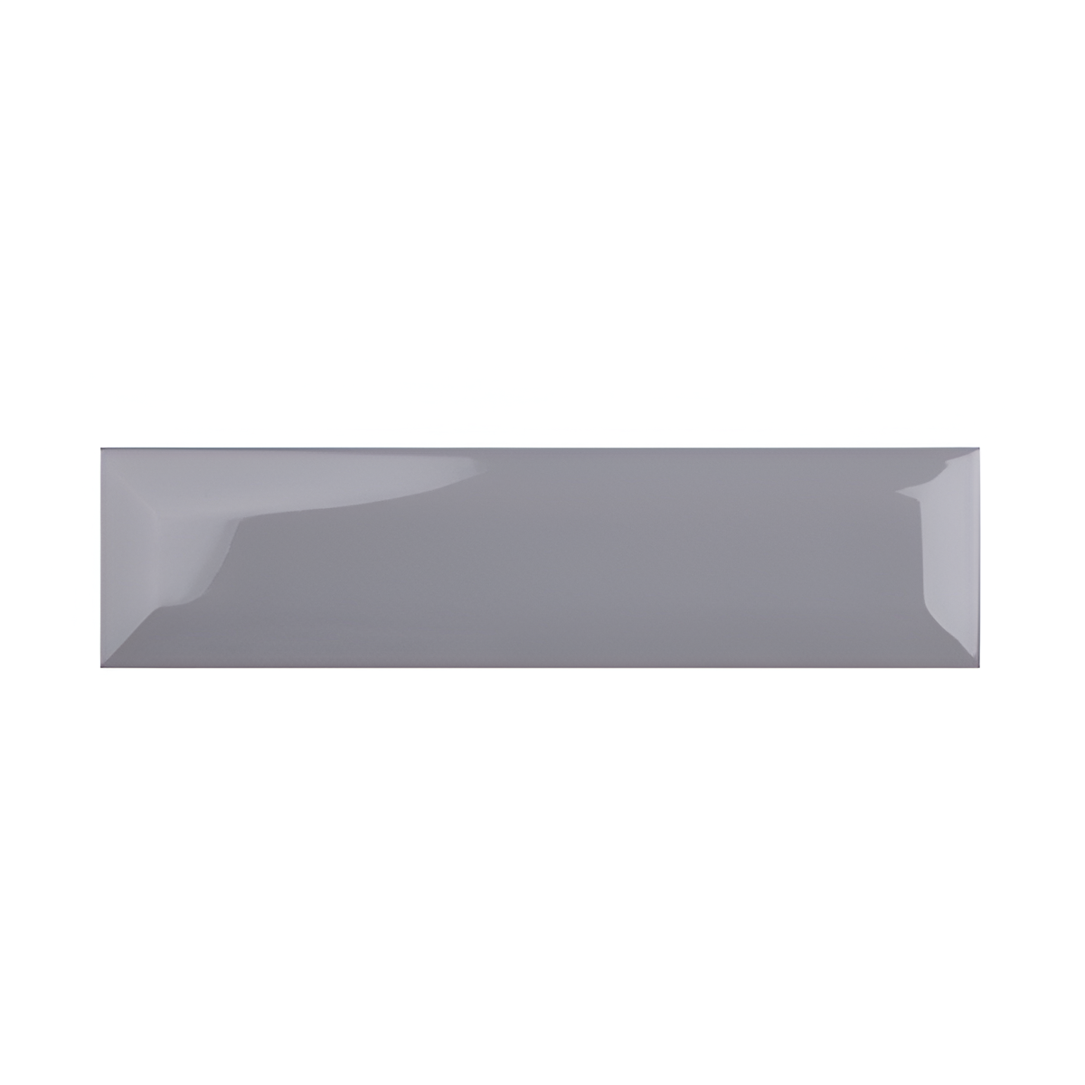 Grey Bevelled Subway Tile 3 Inch x 12 Inch