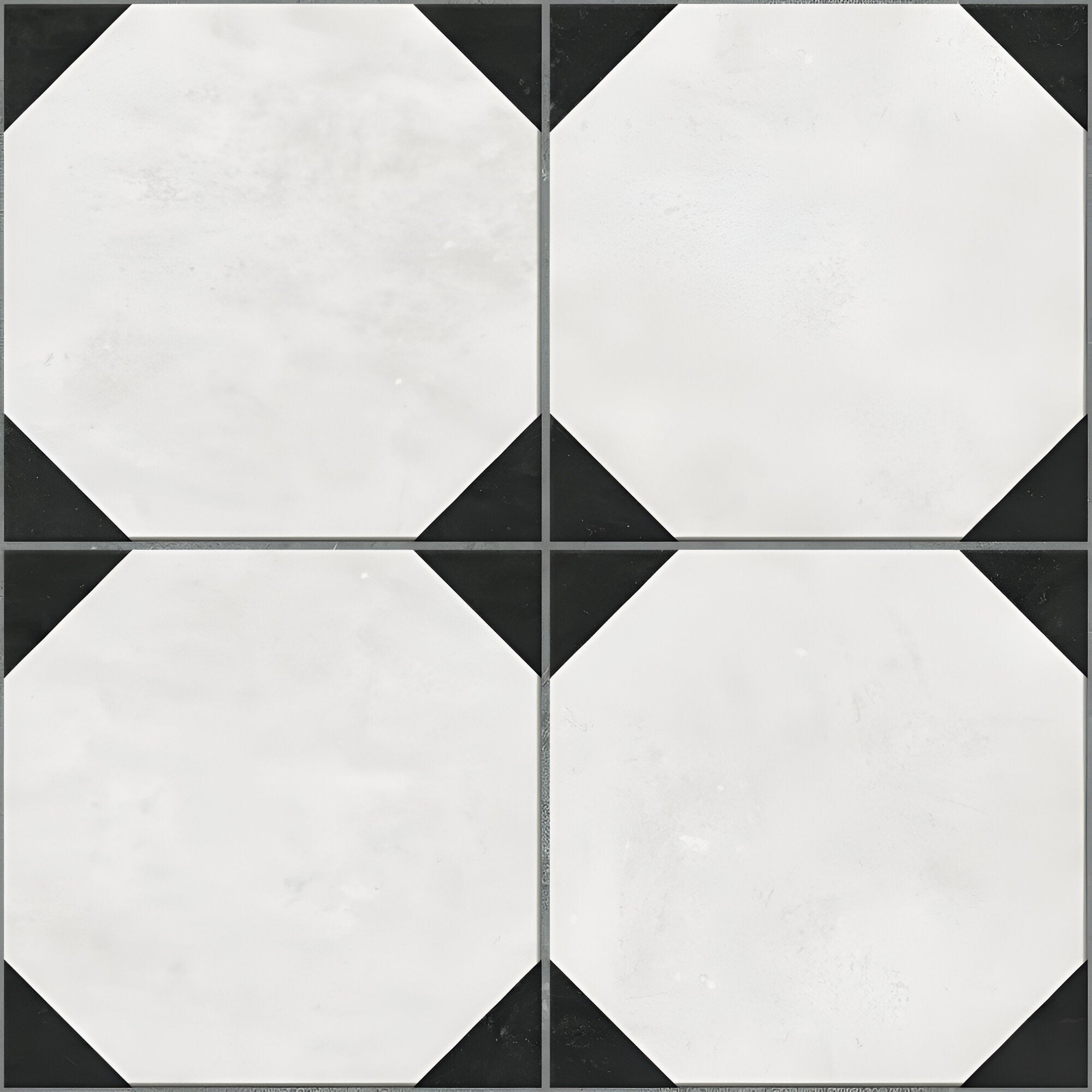 Hexarte Nero Moroccan Vitrified Tile 16*16 Inch