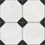 Hexarte Nero Moroccan Vitrified Tile 16*16 Inch