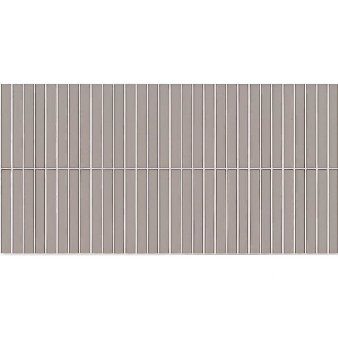 Kitket Silver Ceramic Tile 12 x 24 Inch