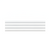 Linen White Fluted Matt Tile 3 x 12 Inch
