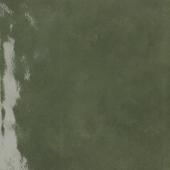 Lucido Base Moss Green Vitrified Gloss Tile 8 * 8 Inch
