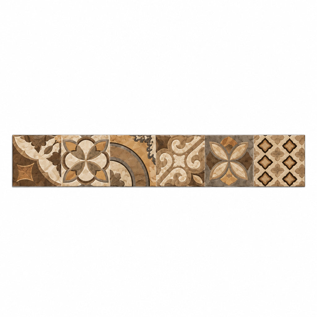 Lux Brown Decor Wooden Plank 8 * 48 Inch