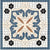 Matrix Blue Moroccon Ceramic Tile 24 x 24 Inch