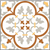MC-05 Moroccan Ceramic Tile 12 Inch x 12 Inch