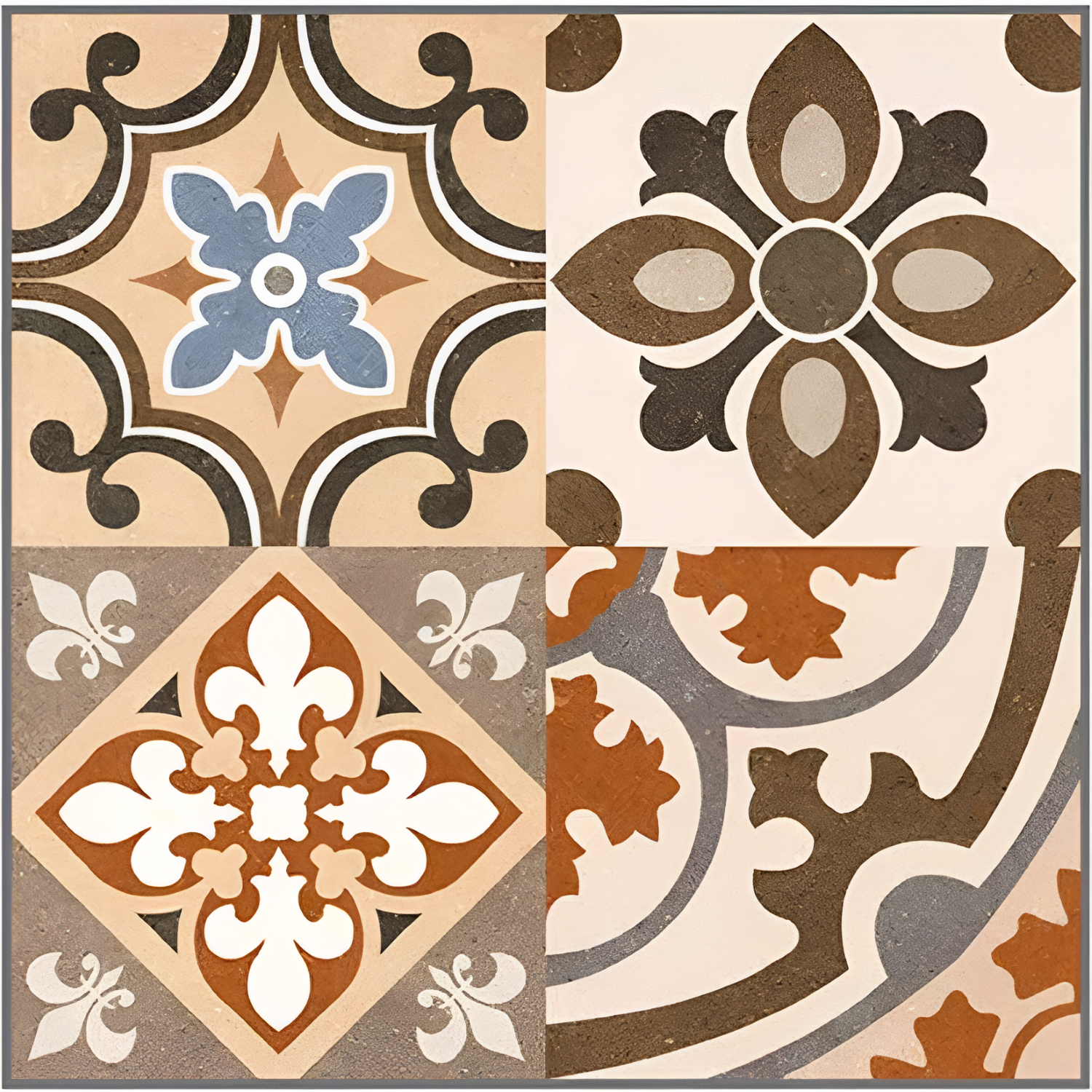 MC-06 Moroccan Ceramic Tile 12 Inch x 12 Inch