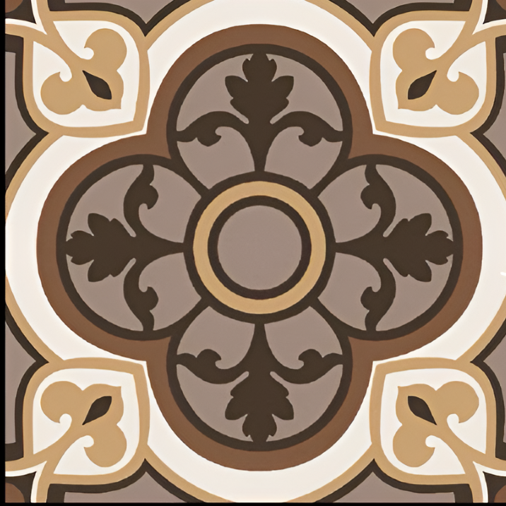 MC-18 Moroccan Ceramic Tile 12 Inch x 12 Inch