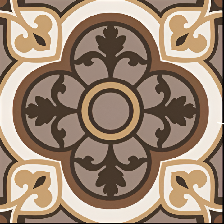 MC-18 Moroccan Ceramic Tile 12 Inch x 12 Inch