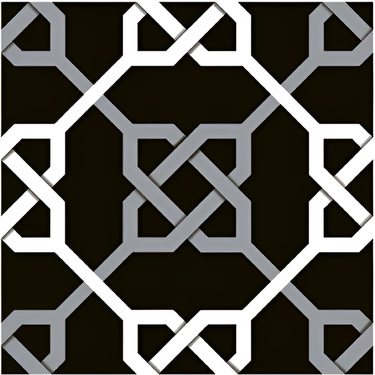 MC-19 Moroccan Ceramic Tile 12 Inch x 12 Inch