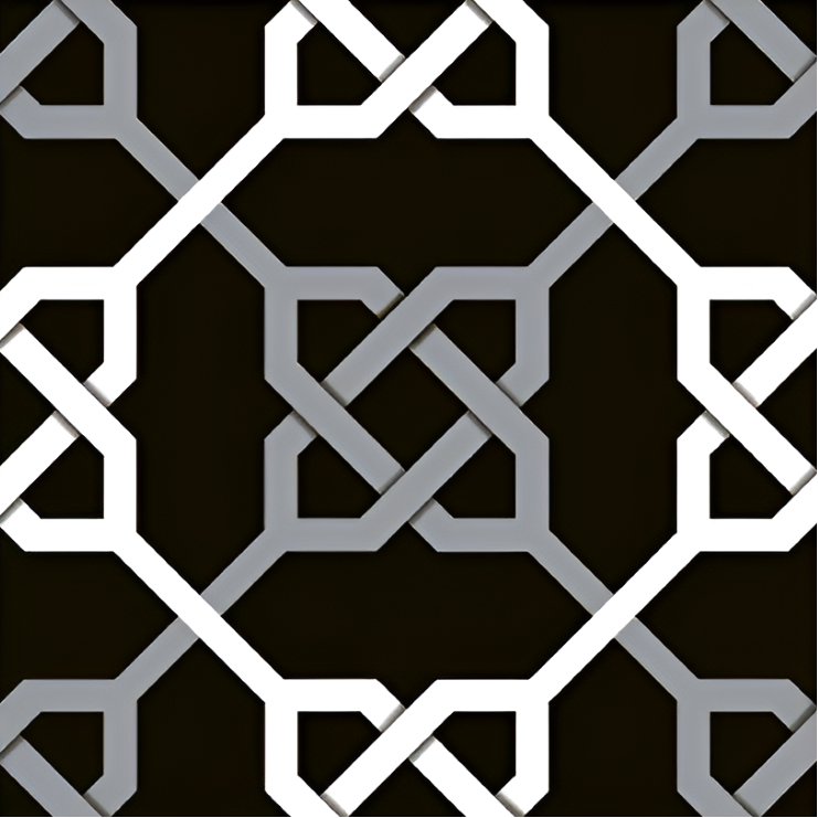 MC-19 Moroccan Ceramic Tile 12 Inch x 12 Inch