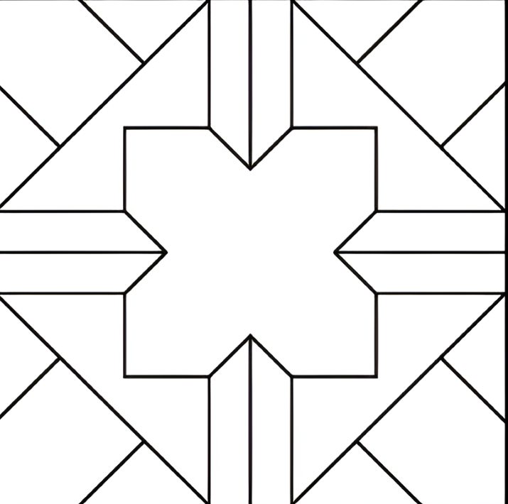 MC-20 Moroccan Ceramic Tile 12 Inch x 12 Inch