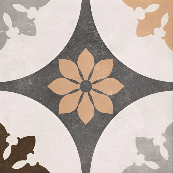 MC-21 Moroccan Ceramic Tile 12 Inch x 12 Inch
