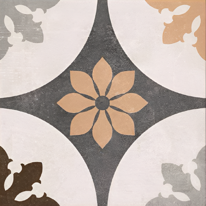 MC-21 Moroccan Ceramic Tile 12 Inch x 12 Inch