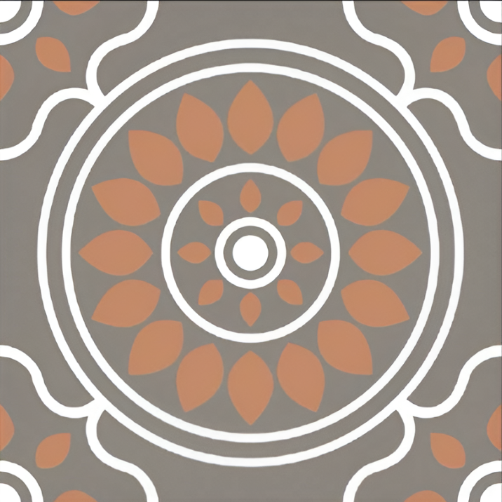 MC-22 Moroccan Ceramic Tile 12 Inch x 12 Inch