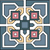 MC-23 Moroccan Ceramic Tile 12 Inch x 12 Inch