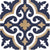 Retro Calipso Matt Ceramic 8 Inch * 8 Inch Tile