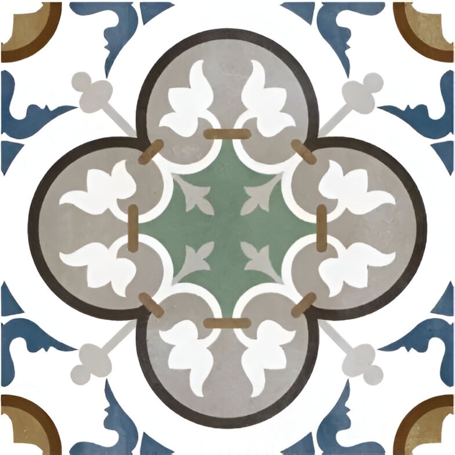 Retro Enzo Matt Ceramic 8 Inch * 8 Inch Tile