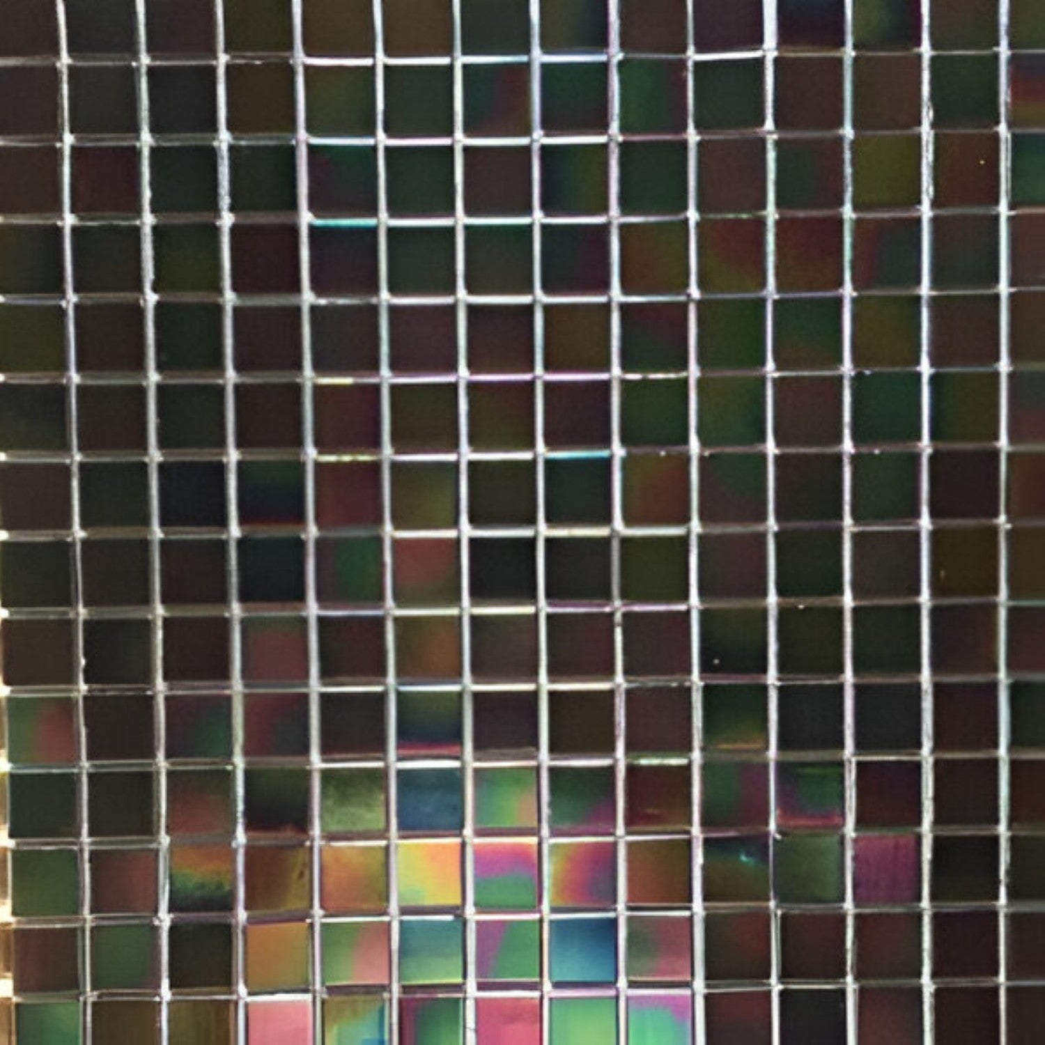 Nero Mosaic Glass Tile 12x12 Inch