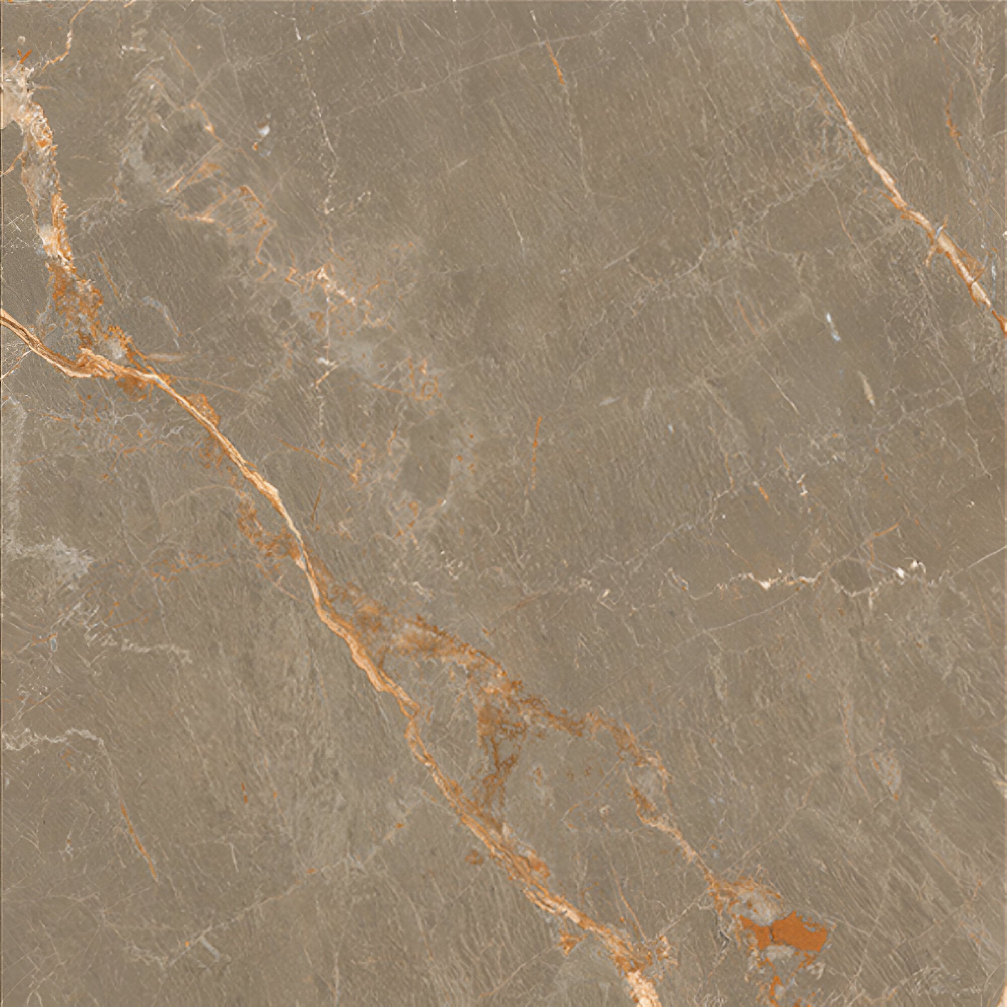 Ocean Brown Marble Ceramic Tile 24 * 24 Inch