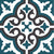 Octavia Aqua Moroccan Vitrified Tile 12 Inch x 12 Inch