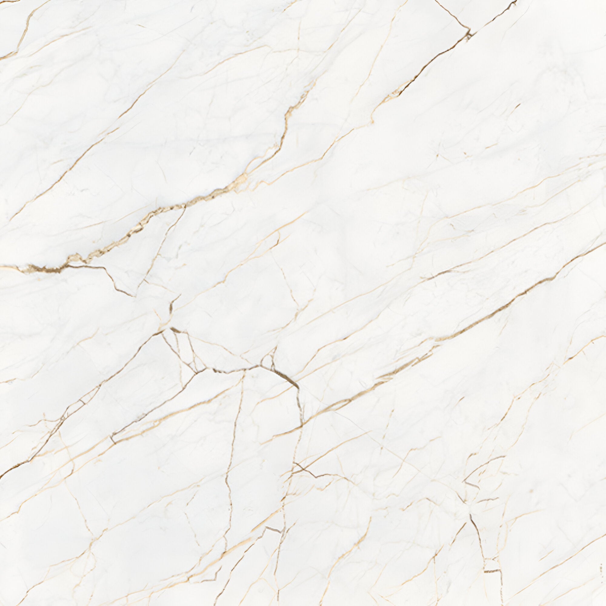 Opera White Marble Ceramic Tile 24 * 24 Inch