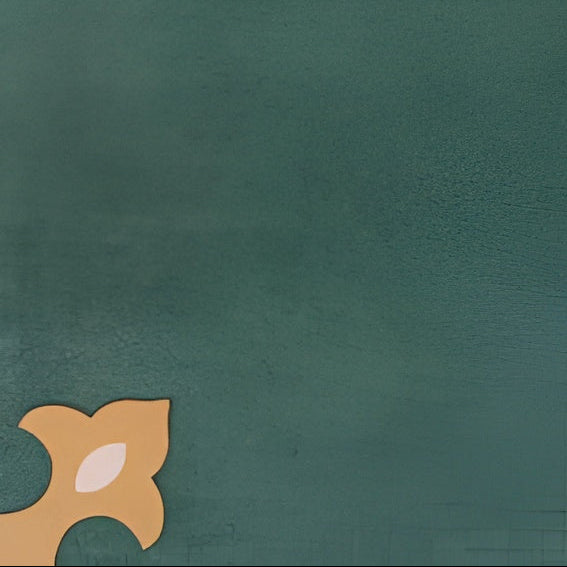 Palace Verde Ceramic Athangudi Tile 12 Inch x 12 Inch