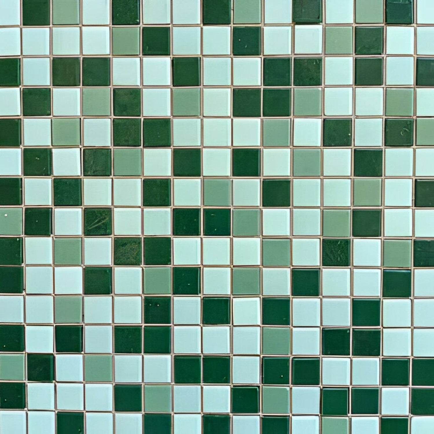 Paras Green Mosaic Glass Tile 12x12 Inch