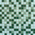 Paras Green Mosaic Glass Tile 12x12 Inch