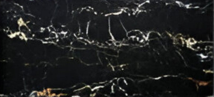 Portoro Nero High Gloss Vitrified Tiles 24*48 inch