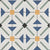 Pragun Blue Moroccon Ceramic Tile 24 x 24 Inch