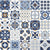 Rangoli Blue Moroccon Tile 24*24 Inch