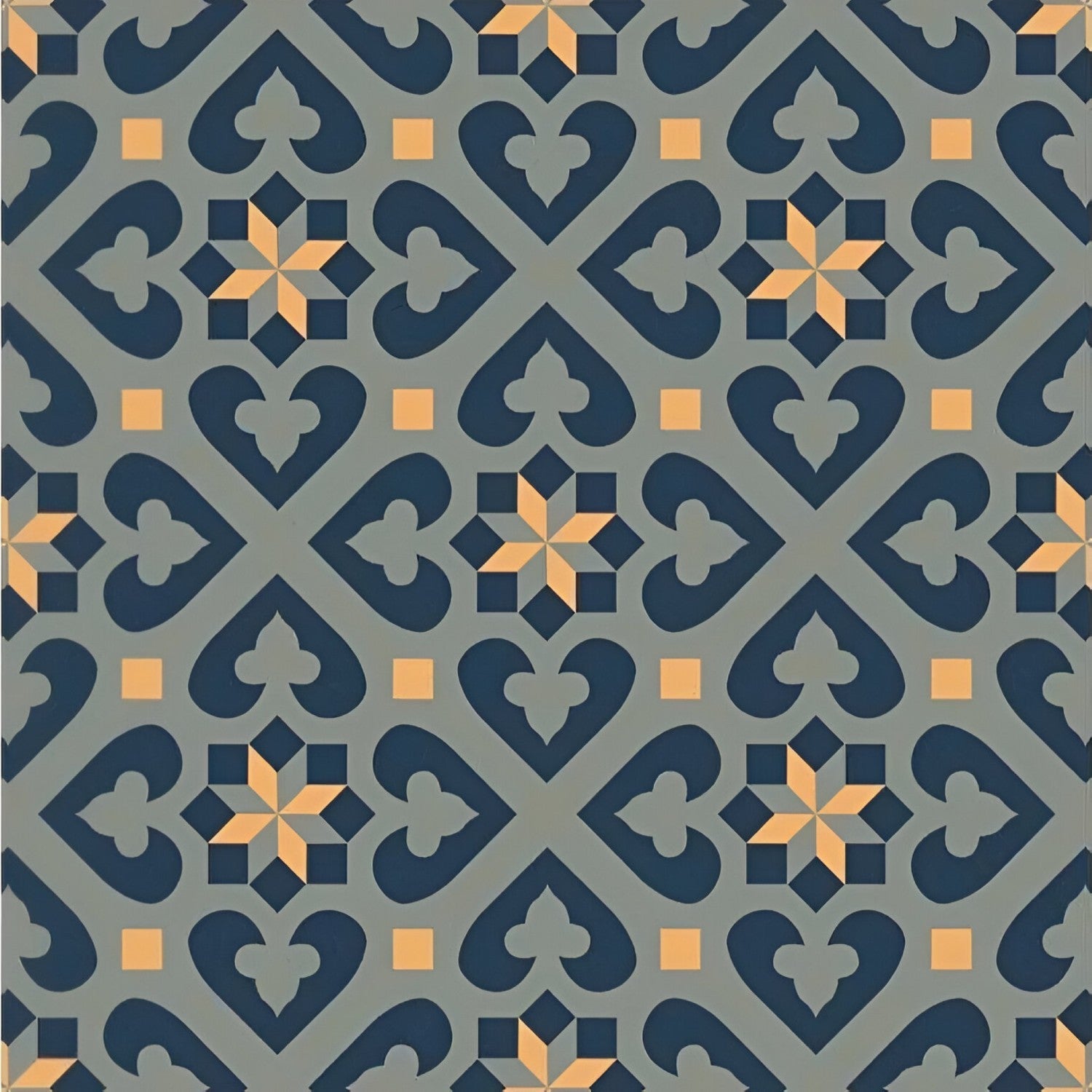 Rangoli Green Moroccon Tile 24*24 Inch