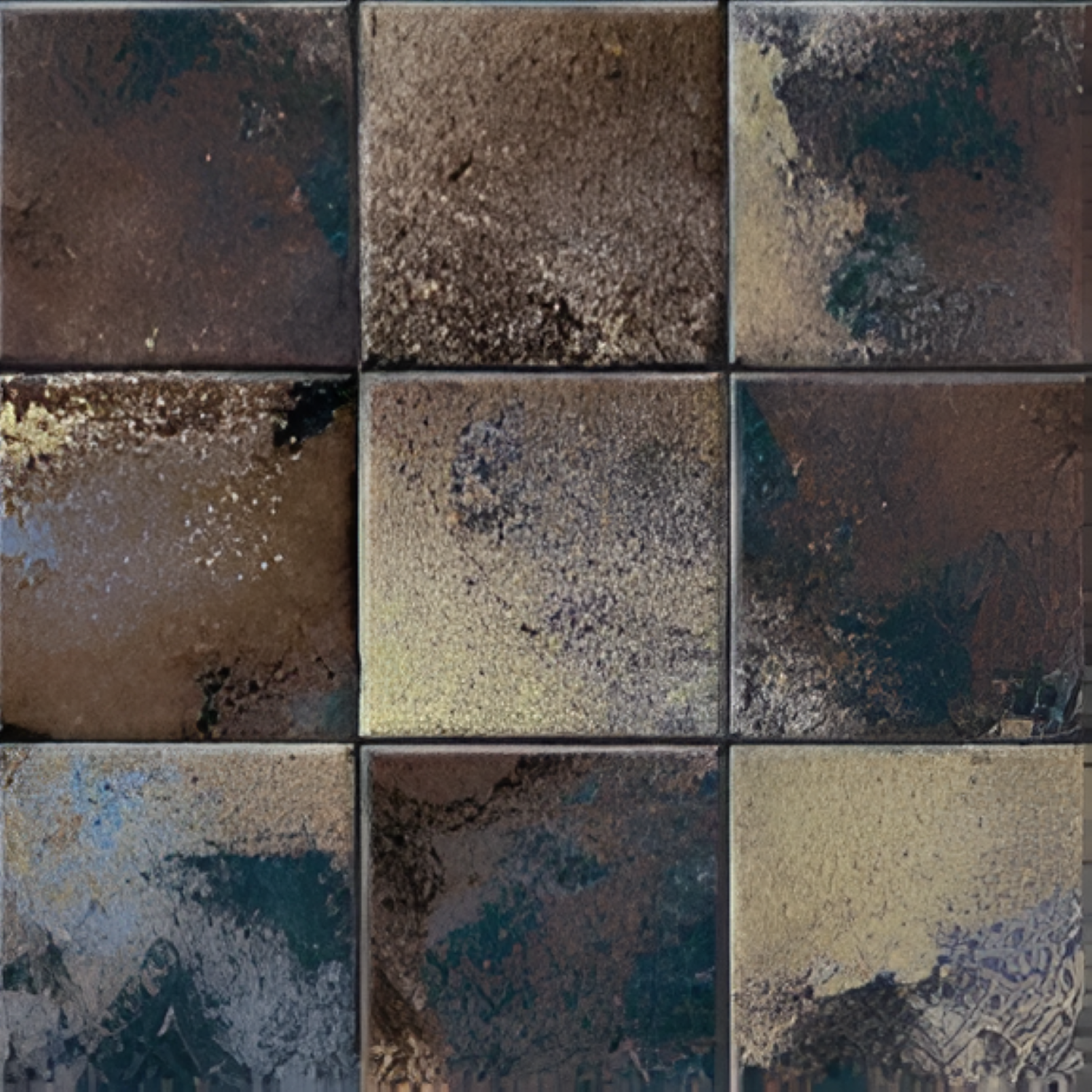 Rhory Coffee Ceramic Tile 12 Inch x 12 Inch