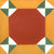 Royal Octagon Ceramic Athangudi Tile 12 Inch x 12 Inch