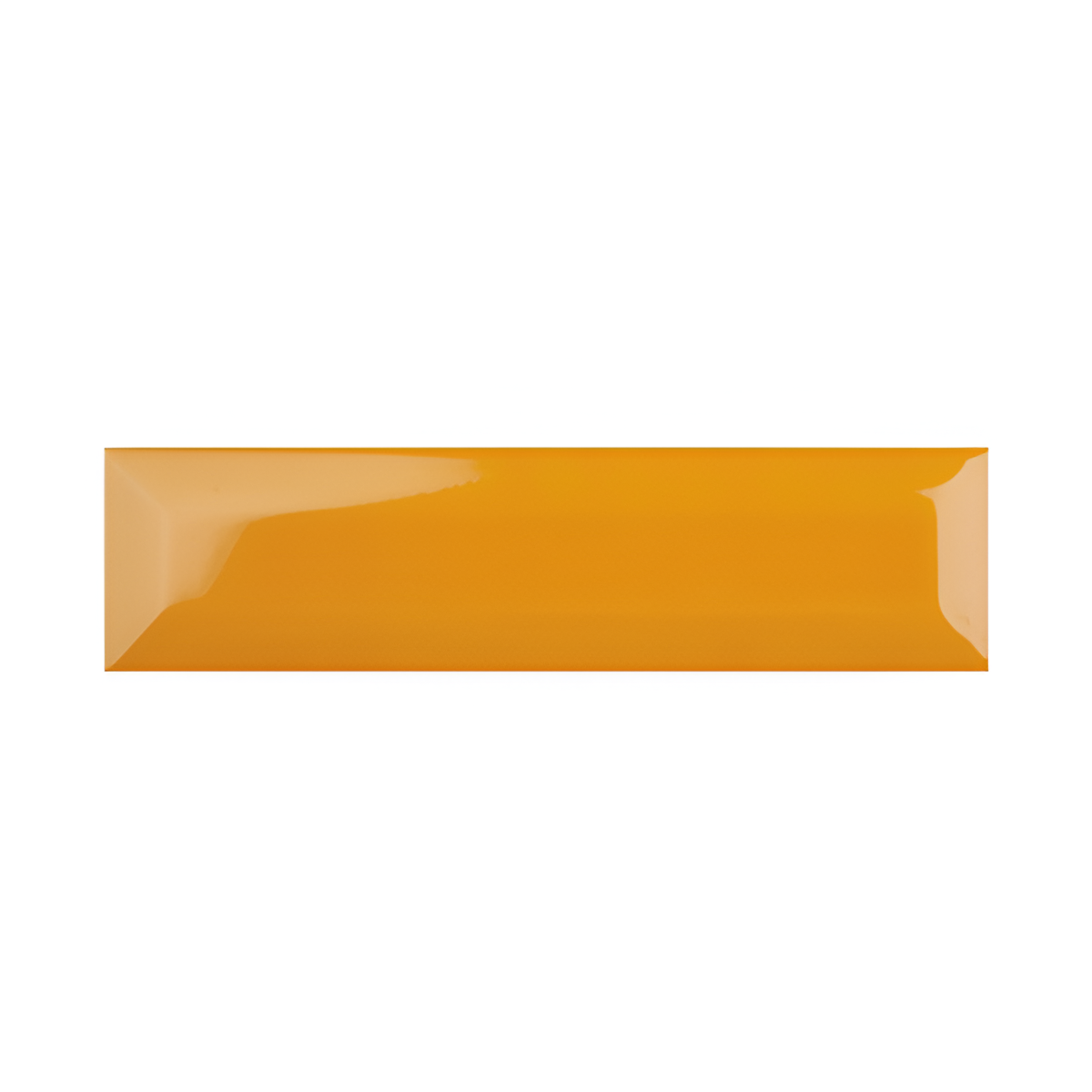 Royal Yellow Bevelled Subway Tile 3 Inch x 12 Inch