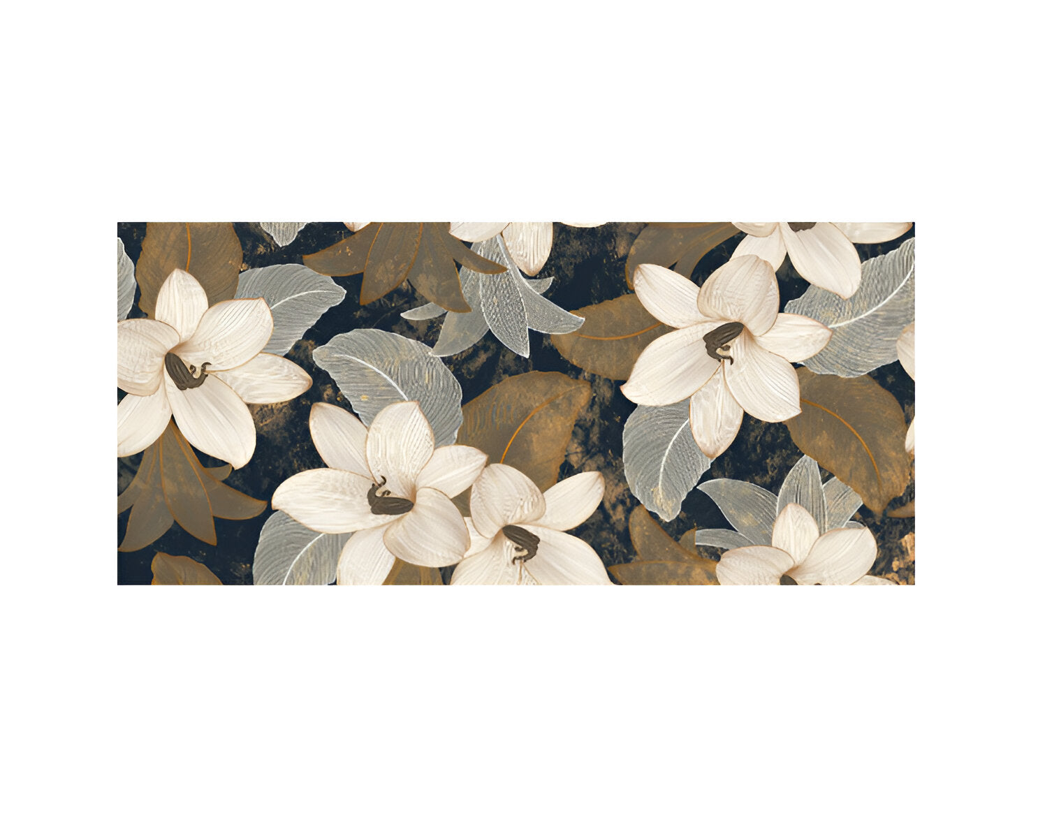 S-Volga Brown Decor Vitrified Tile 24 * 48 Inch