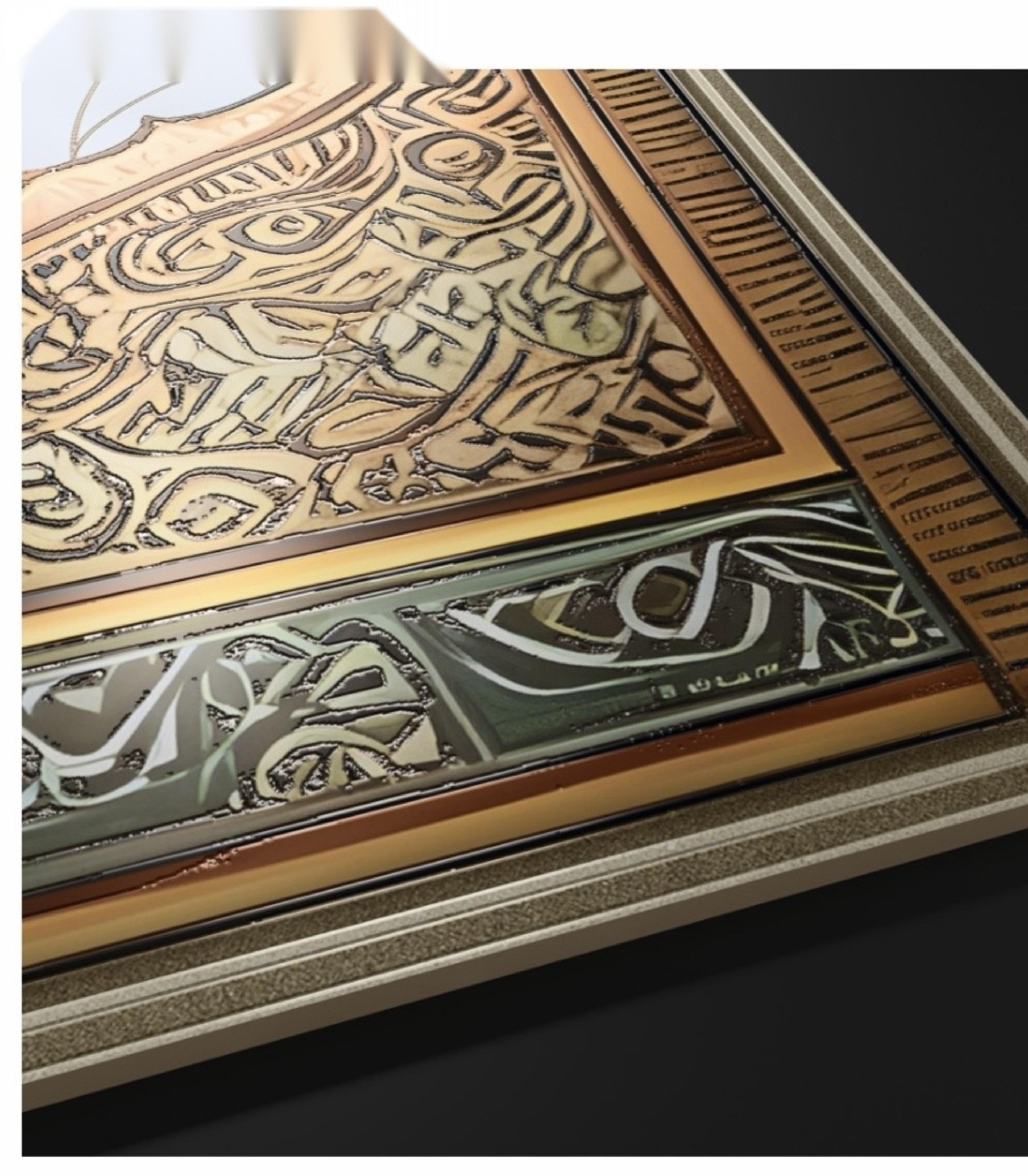 Saja Grey Decor-01 24x48 Inch tile close-up