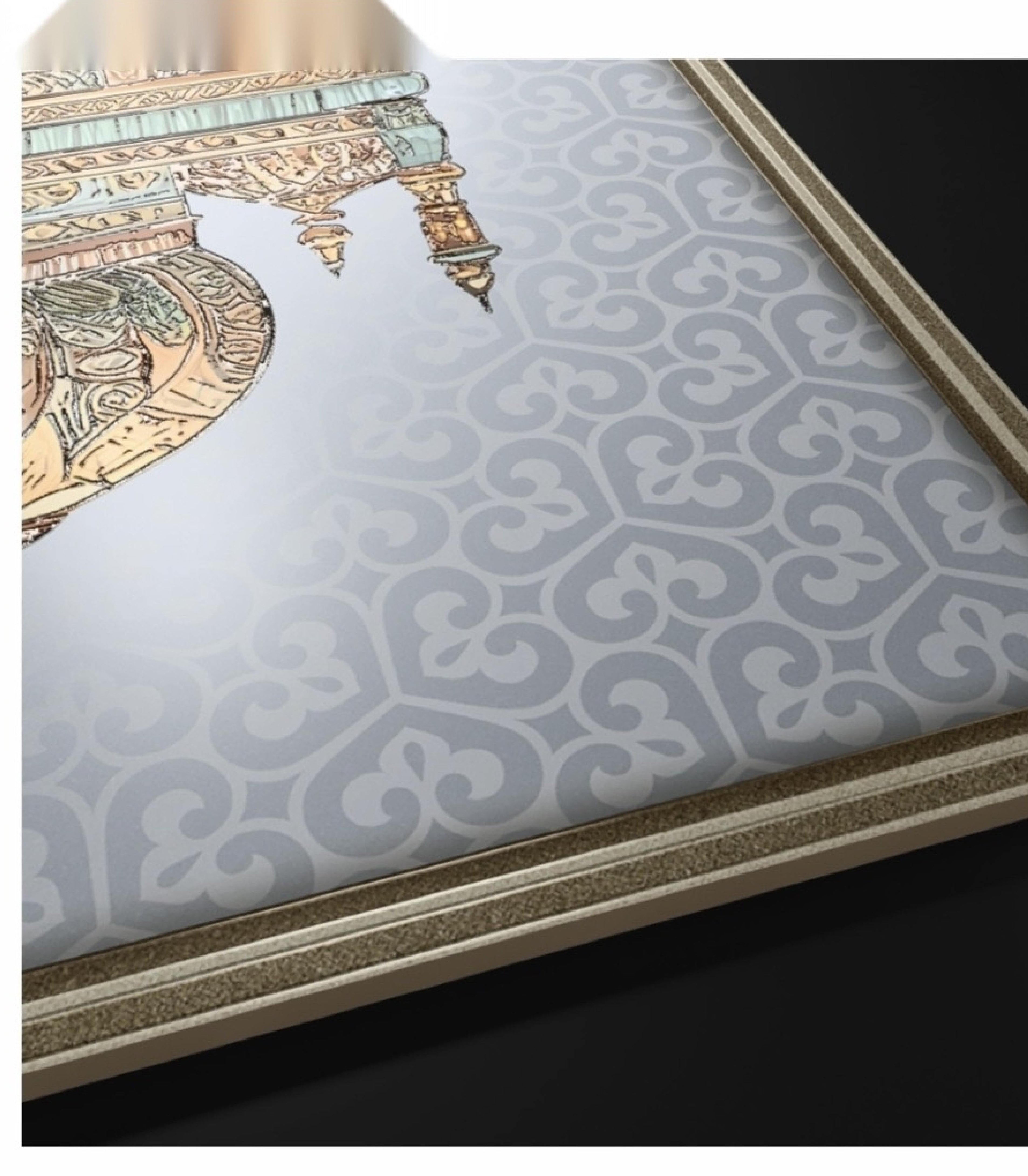 Saja Grey Decor-03 24x48 Inch tile close-up