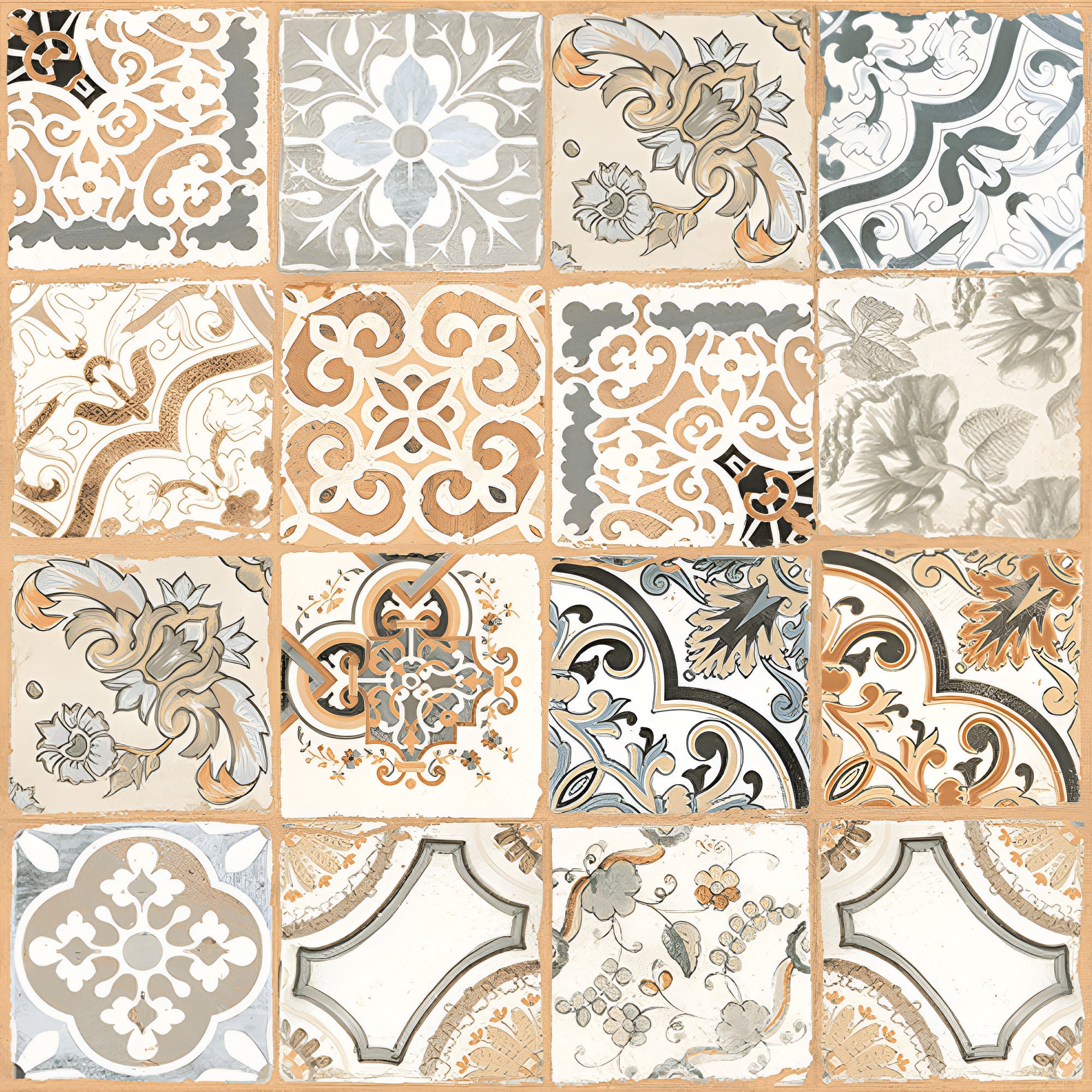 SC-209 Moroccan Vitrified Tile 12 Inch x 12 Inch