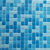 Silicon Blue Mosaic Glass Tile 12x12 Inch