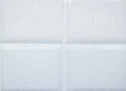 Square White Ceramic Punched Tile 12*12 Inch