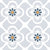 Tender White Moroccan Vitrified Tile 8 * 8 Inch