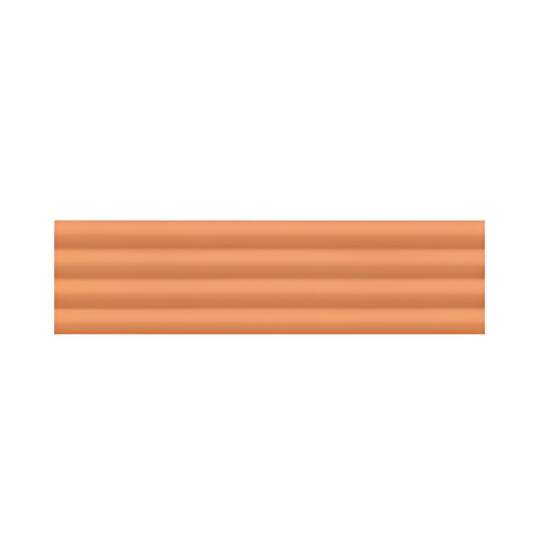 Terra Fluted Matt Tile 3 x 12 Inch