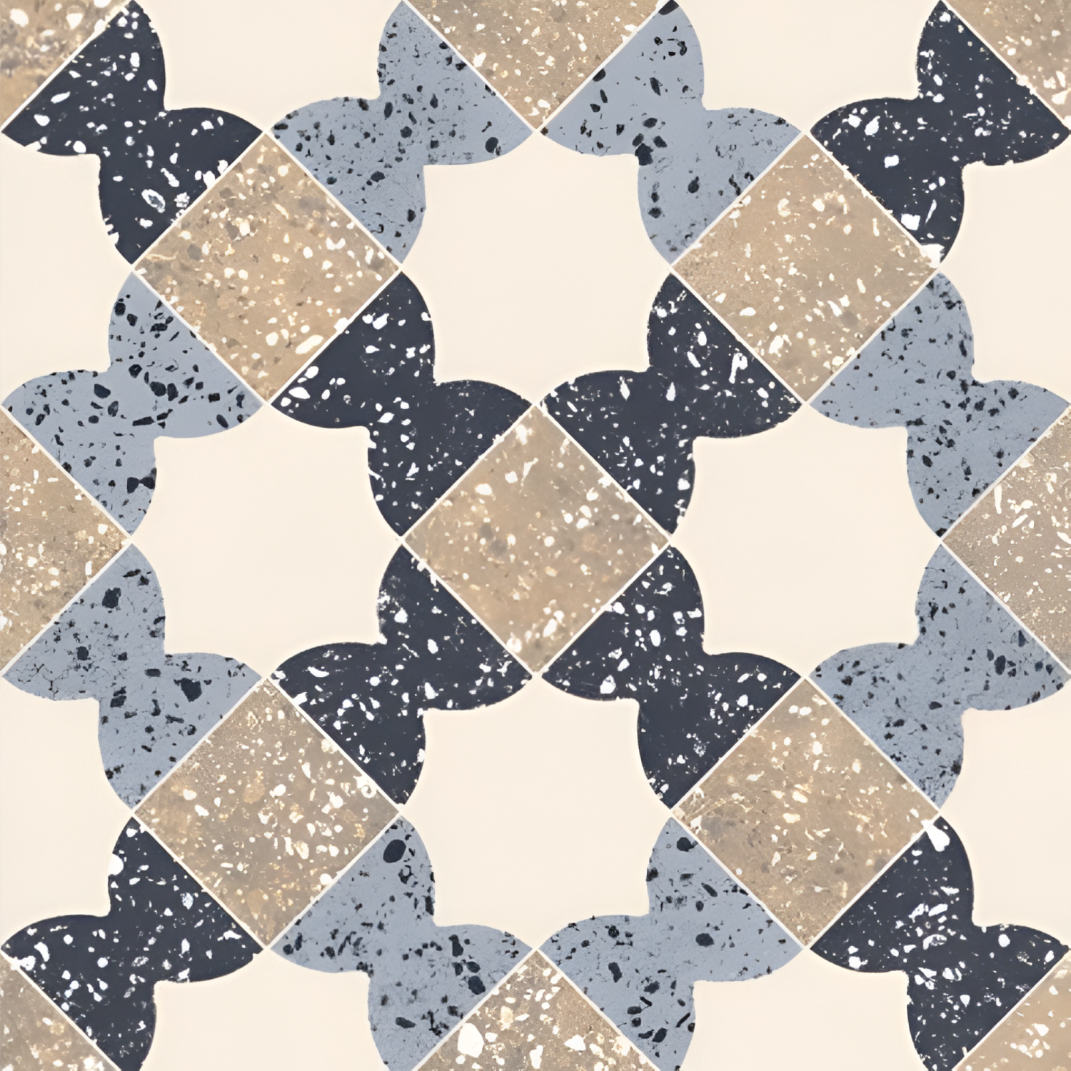 Topaz Moroccan Vitrified Tile 16*16 Inch (B)