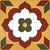 Unity Flora Ceramic Athangudi Tile 12 Inch x 12 Inch