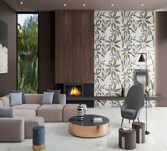 Artistic S-9013 Leaf Pattern Living Inspiration