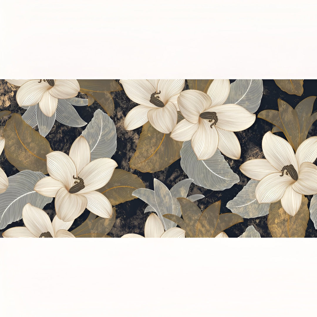 Volga Brown Decor Gloss Vitrified Tile 24 * 48 Inch