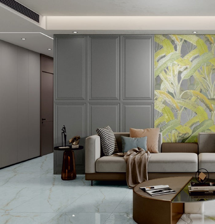 Elegant Grey Moulding Frame Design