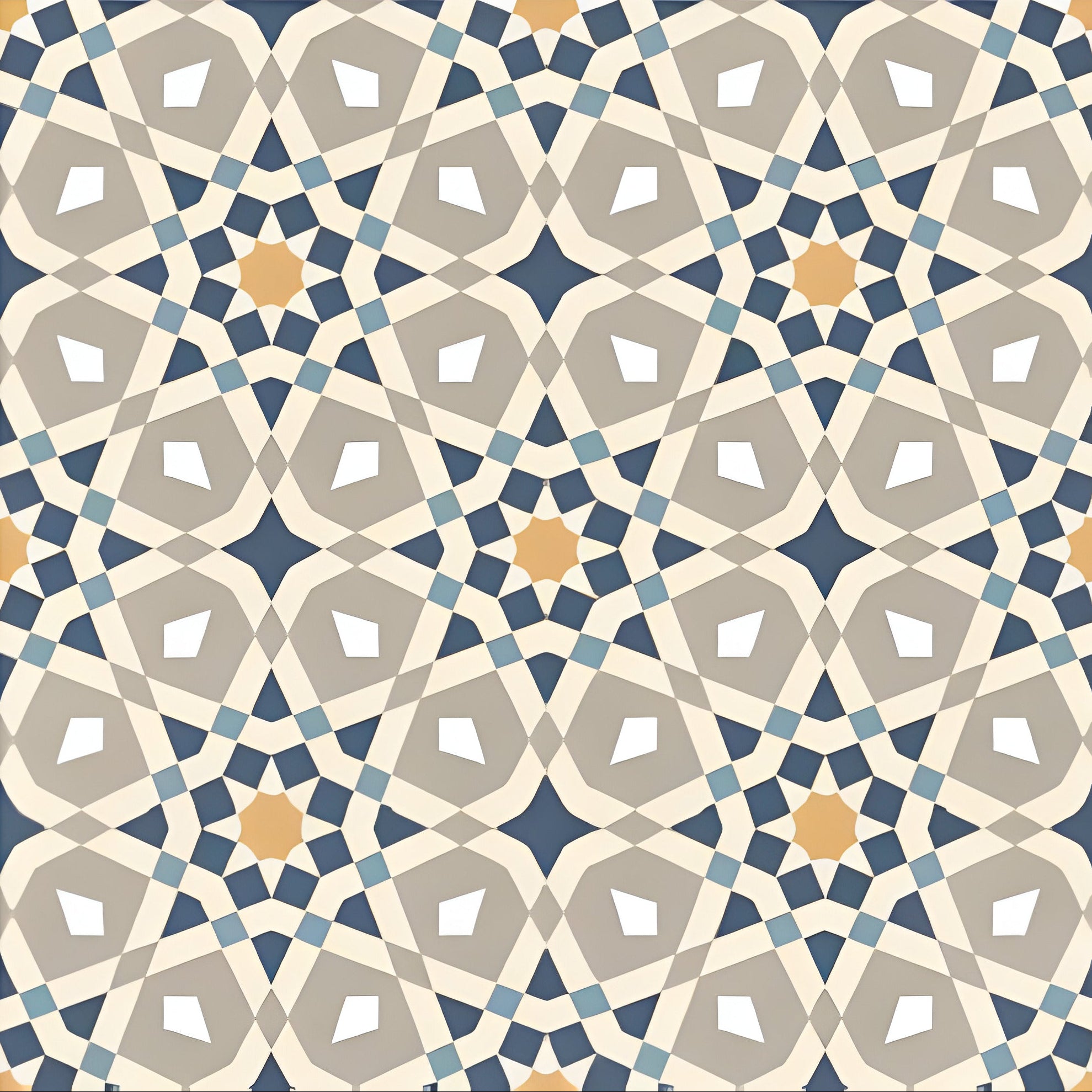 Zibrano Clay Moroccan Vitrified Tile 8 * 8 Inch